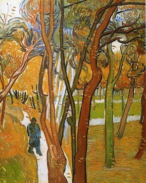 El paseo que cae deja a Vincent van Gogh Pinturas al óleo
